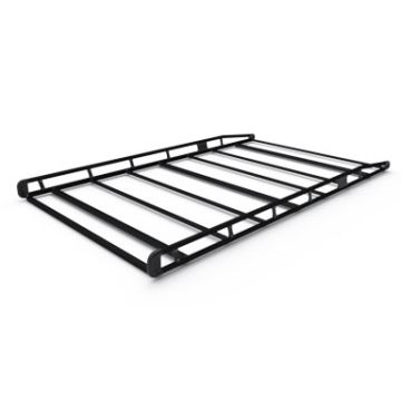 Prime Design AR1900-BLK Anodized Black AluRack Aluminum Rack with Rear Rollers for 2014 and Newer Nissan NV Cargo Vans with 146" Wheelbase and 84" Roof
