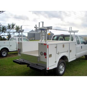 Prime Design PCR-0005 Street Side Quick Clamp and Curb Side Rotation Utility Elevated Base Rack with Two 76