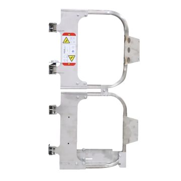 PS Industries EdgeHalt&reg; Full Height Ladder Safety Gates - 304 Stainless Steel - Seal-Welded