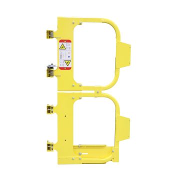PS Industries EdgeHalt&reg; Full Height Ladder Safety Gates - Powder Coated Yellow