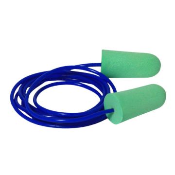 Radians Deflector&reg; 33 Disposable Foam Earplug Products - Size - Green - Pack of 100