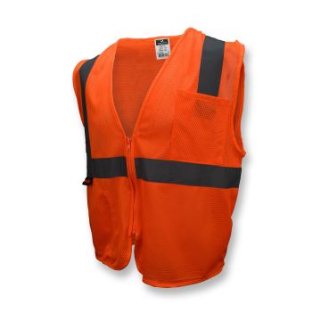 Radians Economy Type R Class 2 Mesh Safety Vest with Zipper