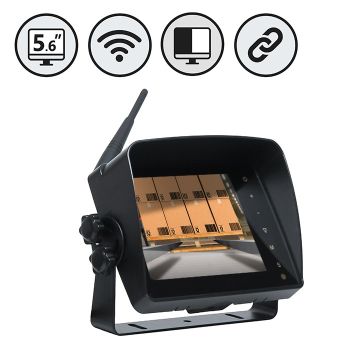 Rear View Safety RVS-5FLW 2.4G Digital 5.6" Wireless Color LCD Monitor
