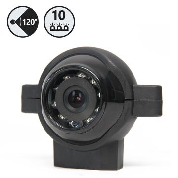 Rear View Safety 120&deg; Arm Cameras with 10 Infrared Illuminators for Night Vision