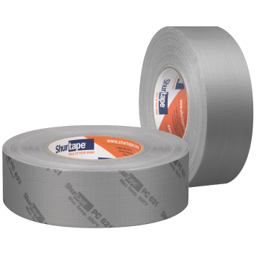 Shurtape 105699 PC 621 Heavy Duty Cloth Duct Tape - 48mm W x 55m L - 3.0" Core - Silver - Case of 24