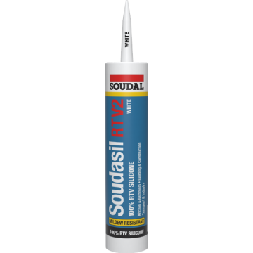Soudasil RTV2 - 100% RTV2 Silicone, Mildew Resistant