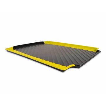 Structural Plastics CTY300124 30" x 24" Yellow Containment Tray - 2-1/2 Gallon Capacity