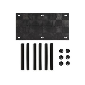 Structural Plastics ST4824A 48" x 24" DuraShelf&reg; Solid Top Shelving Add-On Unit