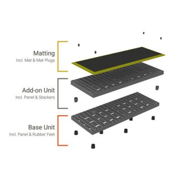 Structural Plastics Add-a-Level 66" x 24" Raised Flooring Platforms