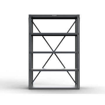 Strong Hold 2460-72 Extreme Duty 12 GA Open Shelving Unit with 5 Shelves, 60x24x72 in