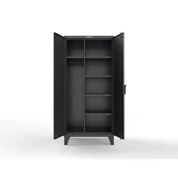 Strong Hold 36-W-245 Extreme Duty 12 GA Uniform Cabinet with 5 Shelves, 36x24x78 in