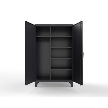 Strong Hold 46-W-245 Extreme Duty 12 GA Uniform Cabinet with 5 Shelves, 48x24x78 in