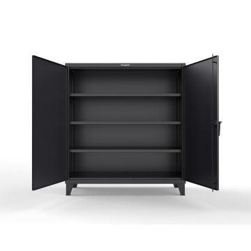 Strong Hold 55-243 Extreme Duty 12 GA Cabinet with 3 Shelves, 60x24x66 in