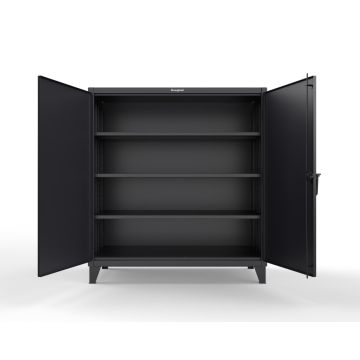 Strong Hold 55-303 Extreme Duty 12 GA Cabinet with 3 Deep Shelves, 60x30x66 in