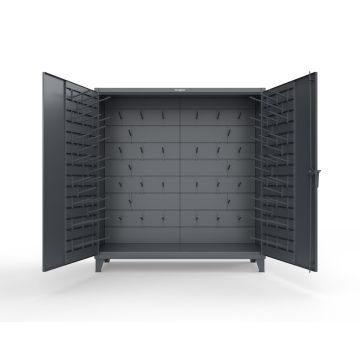 Strong Hold 66-BB-240W/Hooks Extreme Duty 12 GA Rigging Cabinet with Hooks, 72x24x78 in