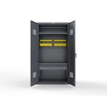 Strong Hold TA-50-MED-P Heavy Duty 18 GA TA-50 Medical Locker, 42x24x78 in