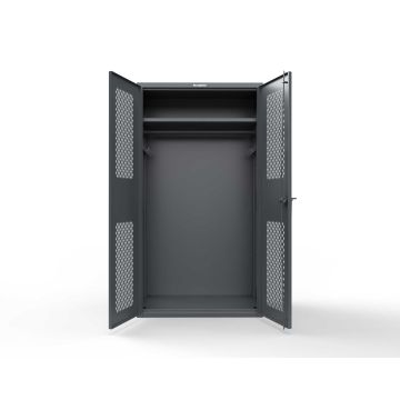 Strong Hold TA-50-PER-L Extra Heavy Duty 14 GA TA-50 Personal Locker, 1 Shelf- 42 in. W x 24 in. D x 78 in. H, 42x24x78 in