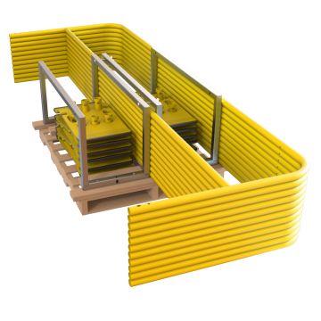 Tiedown Universal Guardrail Kit with Stackable Pallets