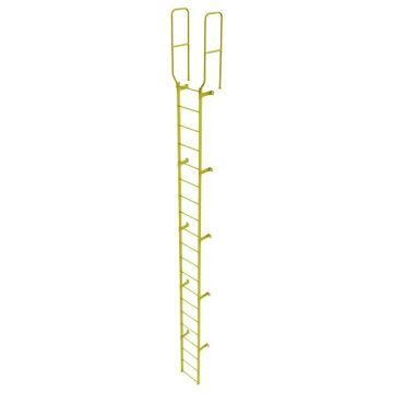 Tri-Arc Yellow Steel Fixed Access Ladders