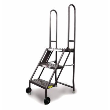 Tri-Arc Mobile Foldaway Roll and Fold Step Stands