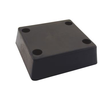 Vestil B-1213-4 Molded Dock Bumper with 4" Projection - 12"W x 13"H 
