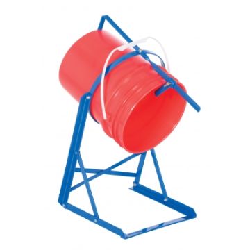 Vestil CAN-A Stationary Hydraulic Drum Dumper with Yes Dump Height and 7 Capacity