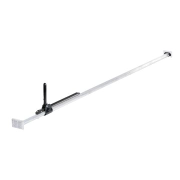 Vestil CB-7 Aluminum One Piece Round Tube Style Cargo Bar - 89" to 104"