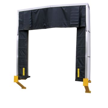 Vestil D-750-18 11'W x 10.5'H Dock Shelter with 18