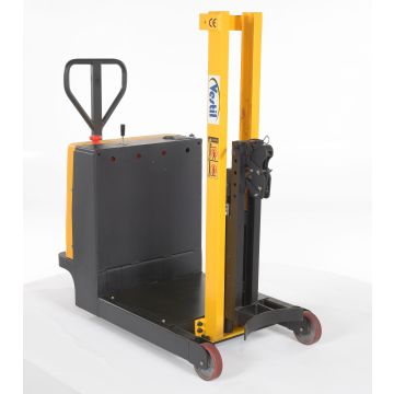 Vestil DRLT-CB-54-MDPL Counter Balanced Drum Stacker - 26-3/4" to 58" Lift Height - 12 Volt Model