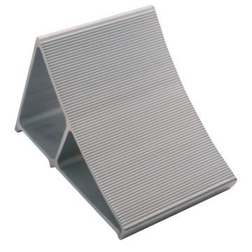 Vestil EALUM-7 Extruded Aluminum Chock - 7"W x 8"H x 11-3/4"D