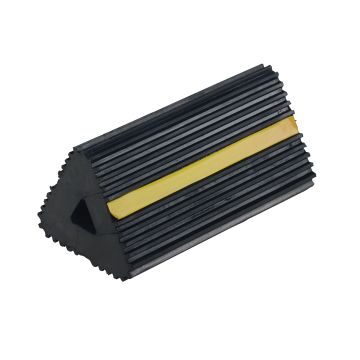 Vestil EX-13 Extruded Rubber Chock - 12" x 5-3/4" x 6-1/2"