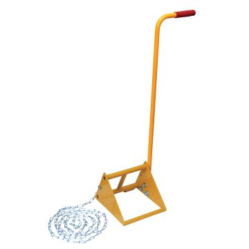 Vestil FAB-10-ERGO Fabricated Steel - 9-13/16" x 37-15/16"(with handle) x 9-15/16"