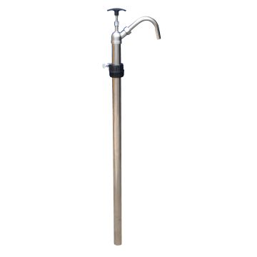 Vestil LDP-SS-316 316 Stainless Steel Hand Pump Style Drum Pump with 2" Bung - 16 oz. per Stroke