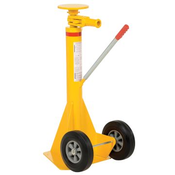 Vestil LO-J Ratchet Style Trailer Stabilizing Jack with 39" to 51" Height Range and 100,000 lbs Static Capacity