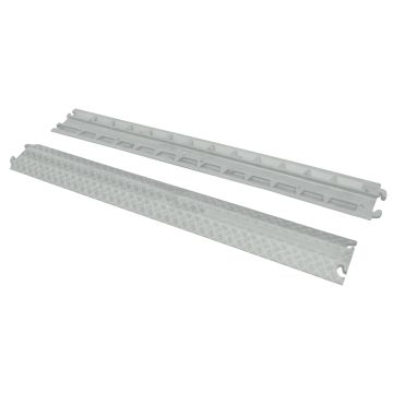 Vestil MRHR-39-BG 5-1/2"W x 40"L Molded Rubber Cable Guard with 1-7/16"W x 1/2"H Cable Opening
