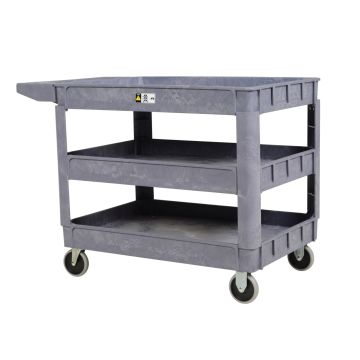 Vestil Plastic Utility Service Carts