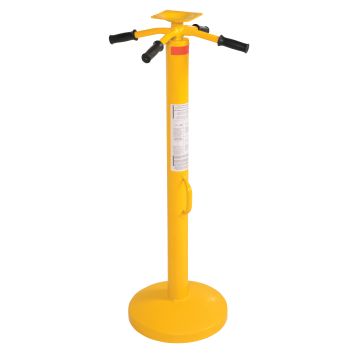Vestil SJ-35 Economy (Rounded Base) Style Trailer Stabilizing Jack with 44" to 51" Height Range and 50,000 lbs Static Capacity