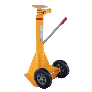 Vestil SP-TOP-R Ratchet Style Trailer Stabilizing Jack with 39" to 51" Height Range and 100,000 lbs Static Capacity