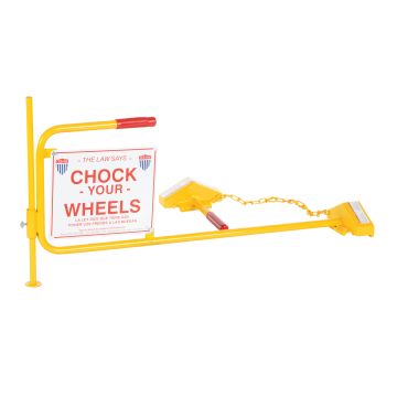Vestil SRC/FRC Single Rail Chock and Flag Rail Chock Combo