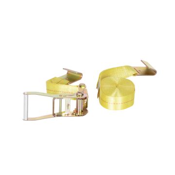 Vestil STRAP-27-FH Ratchet Style Cargo Strapping with Flat Hook Fastener