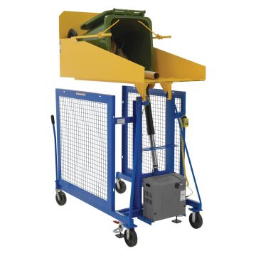 Vestil Electric Hydraulic Trash Can Dumpers
