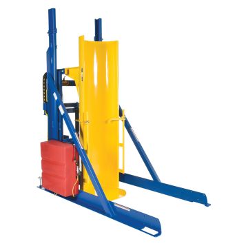 Vestil Stationary Lift-and-Dump Hydraulic 40 Degree Angle Drum Dumpers