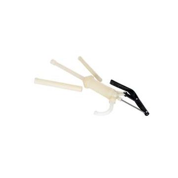 Vestil LDP-FG PTFE with Stainless Steel Piston Rod Lever Action Style Drum Pump with 2" Bung - 12 oz. per Stroke