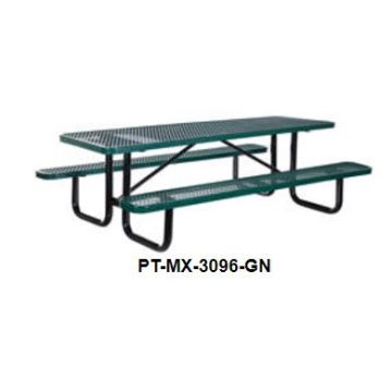 Vestil Rectangular Expanded Mesh Picnic Tables