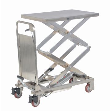 Vestil Stainless Steel Hydraulic Elevating Carts