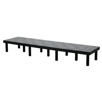 Vestil DRP-S-9624 Solid Top Dunnage Rack - 24"D x 96"W x 12"H - 2,250 lbs