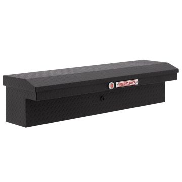 Weather Guard Model 178-52-04 - 56" Low Profile Lo-Side Box - Aluminum - Textured Matte Black - 4.0 cu ft