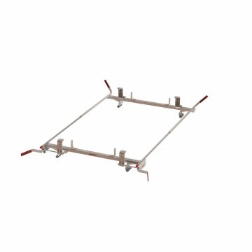 Weather Guard 224-3-03 Aluminum Dual Side Quick Clamp Rack for Compact Vans - 60"