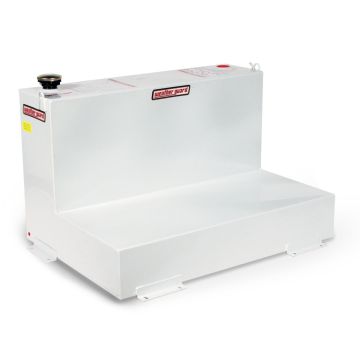 Weather Guard 352-3-02 - L-Shape Transfer Tank - Steel - 75 Gallons - White