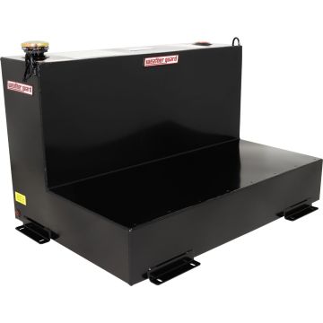 Weather Guard 352-5-02 - L-Shape Transfer Tank - Steel - 75 Gallons - Black